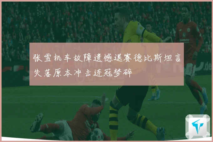 张雪机车故障遗憾退赛德比斯坦言失落原本冲击连冠梦碎